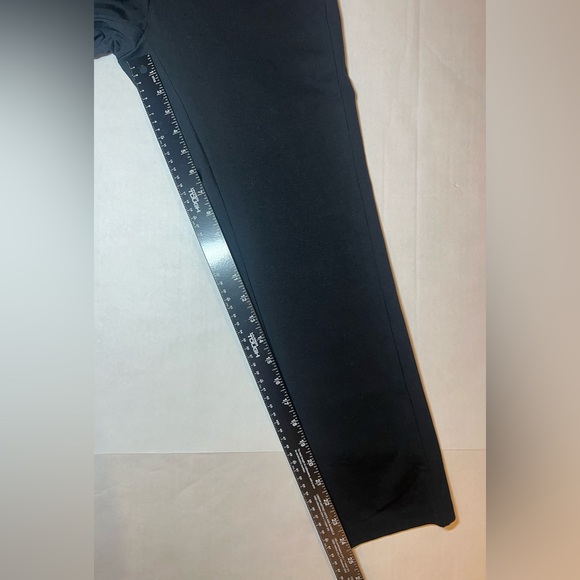 Eileen Fisher Black High Waisted Ankle Pant NWT Size PP 0-2 Cotton Lightweight - Picture 7 of 9